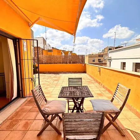 Penthouse Near Cathedral Private Rooftop Private Parking * Séville